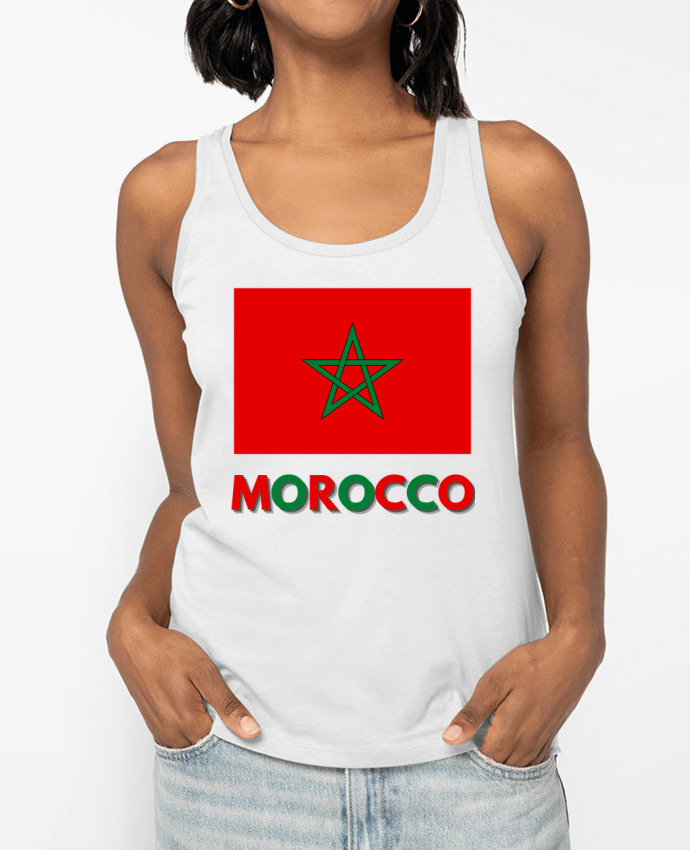 Débardeur Drapeau Maroc Par Anastasia