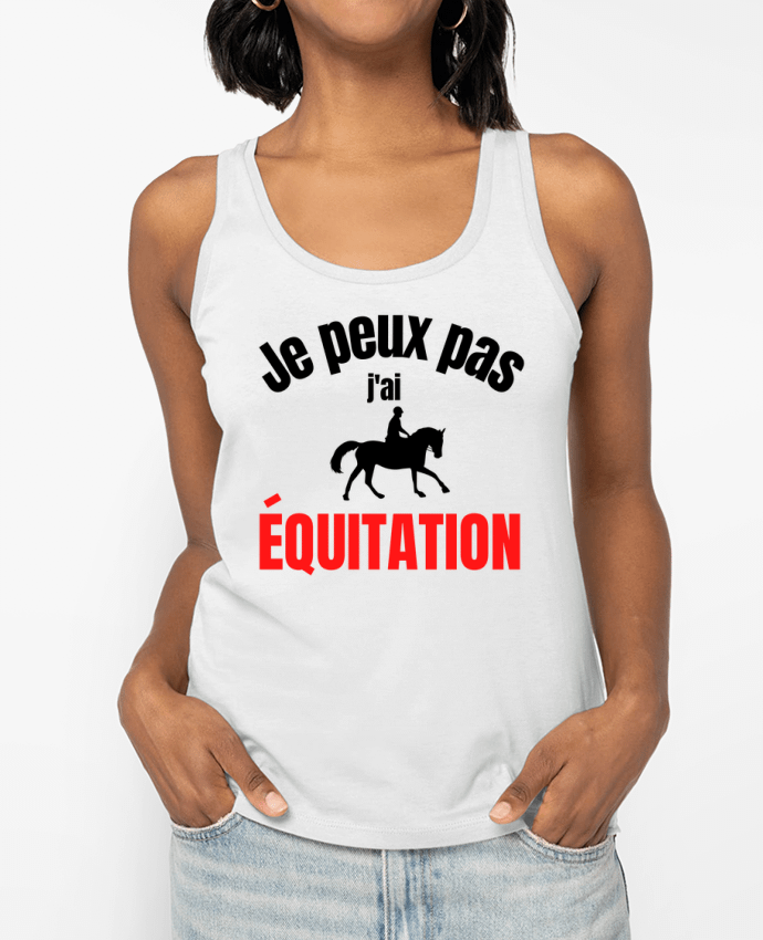 Débardeur Je peux pas,j'ai équitation Par Anastasia