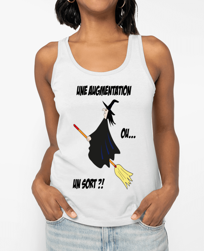 Débardeur SORCIERE HALLOWEEN WITCH TRAVAIL WORK AUGMENTATION SALARY INCREASE Par                    