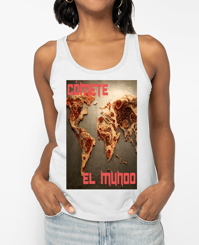 Débardeur Cómete el mundo! Par a-Creations