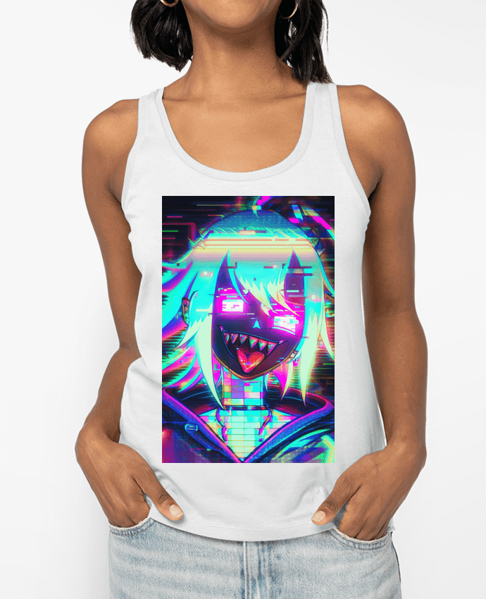 Débardeur Creepy Glitch Girl Par MagicDesign