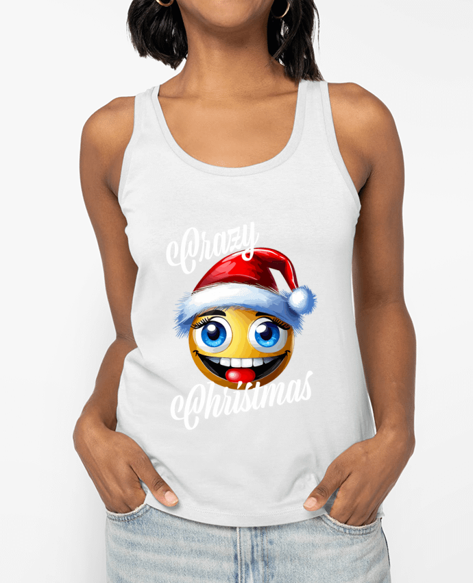 Débardeur Emoji Fun Femme Noël Par Featheart