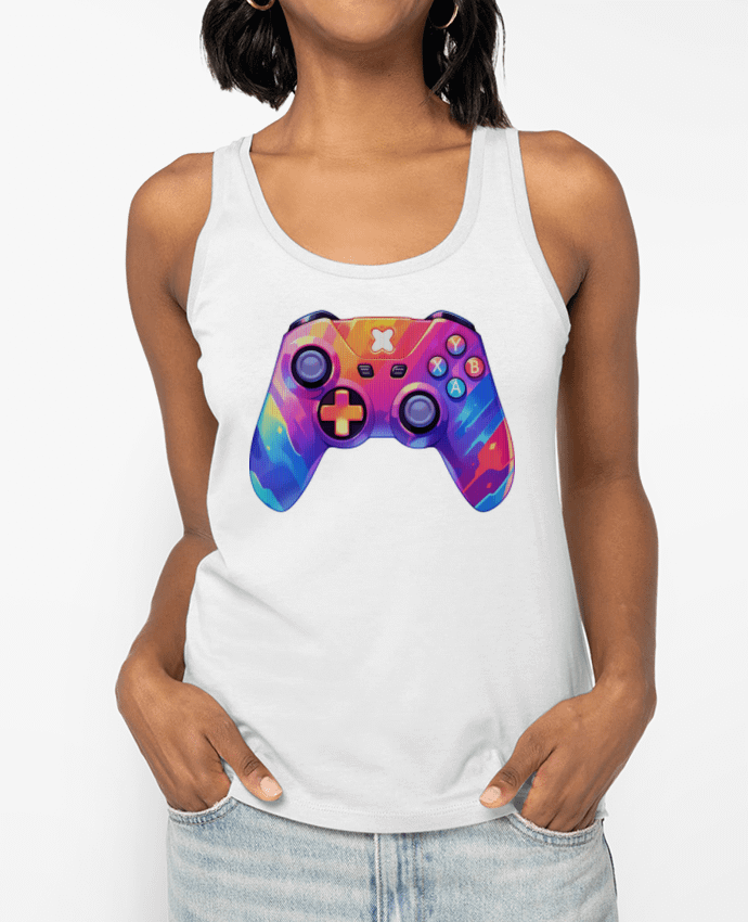 Débardeur Manette de jeux vidéo pixel art Par KronoArt