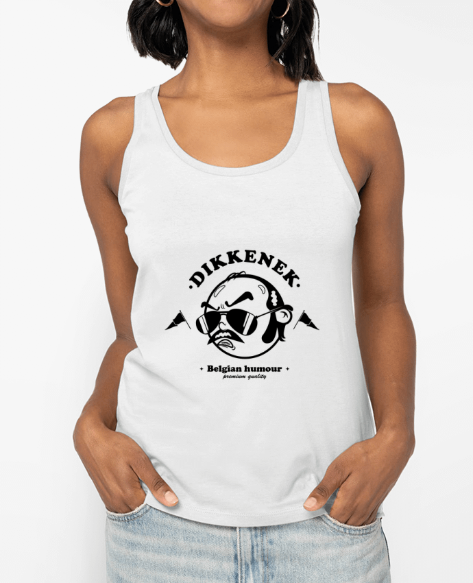 Débardeur Dikkenek Retro Logo Par PTIT MYTHO