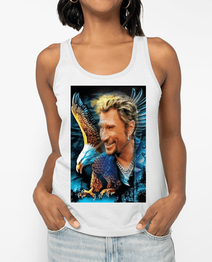 Débardeur Dessin de Johnny Hallyday Par White Tiger 60