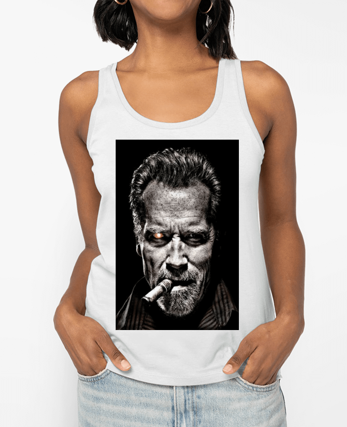 Débardeur Caricature d' Arnold Schwarzenegger Par White Tiger 60