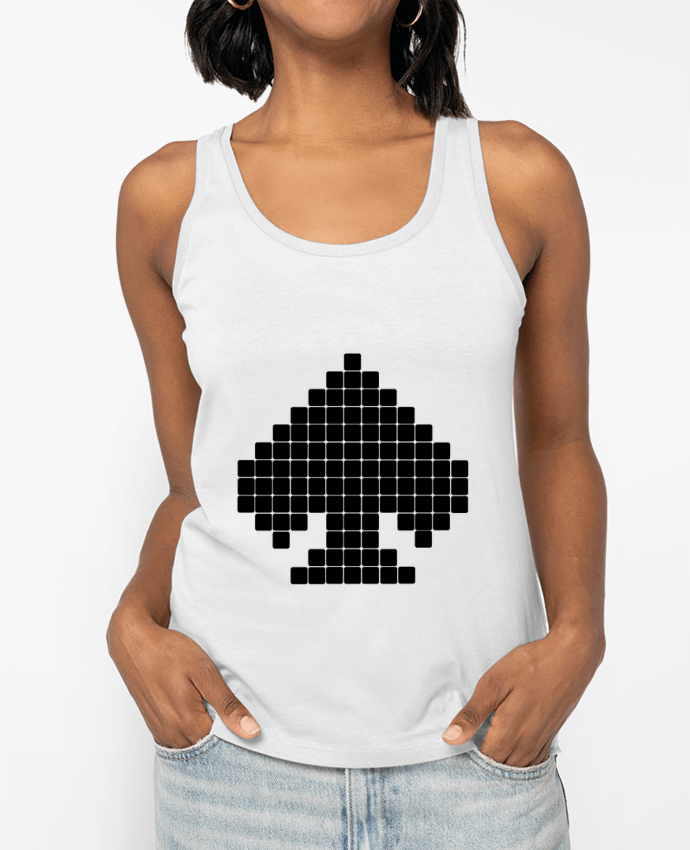 Débardeur Rigged Poker - Pixel Art - Piques Par Rigged Poker Shop