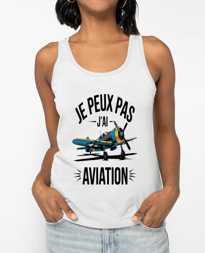 Débardeur je peux pas j'ai aviation Par bwilfy
