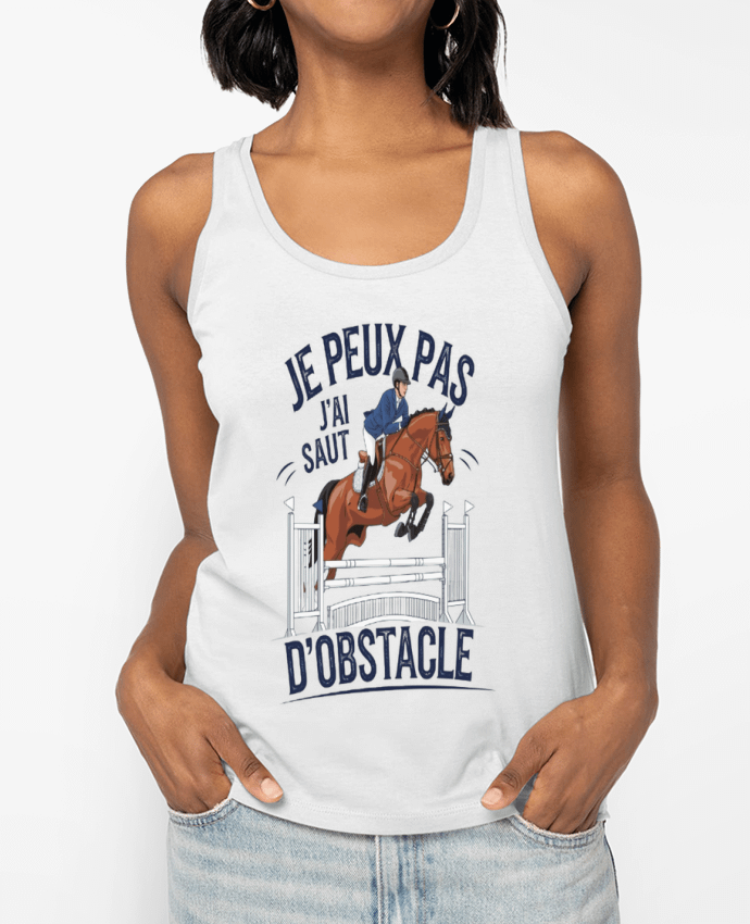 Débardeur je peux pas j'ai saut d'obstacle Par bwilfy