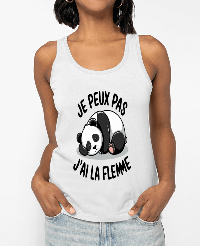 Débardeur je peux pas j'ai la flemme Par bwilfy