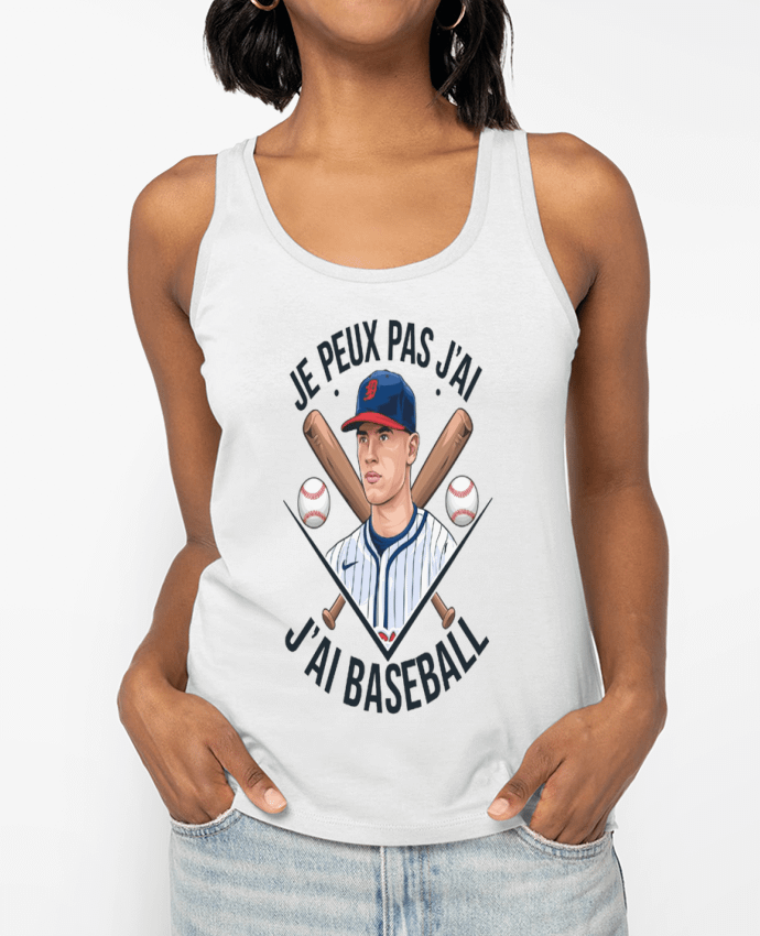 Débardeur je peux pas j'ai baseball Par bwilfy
