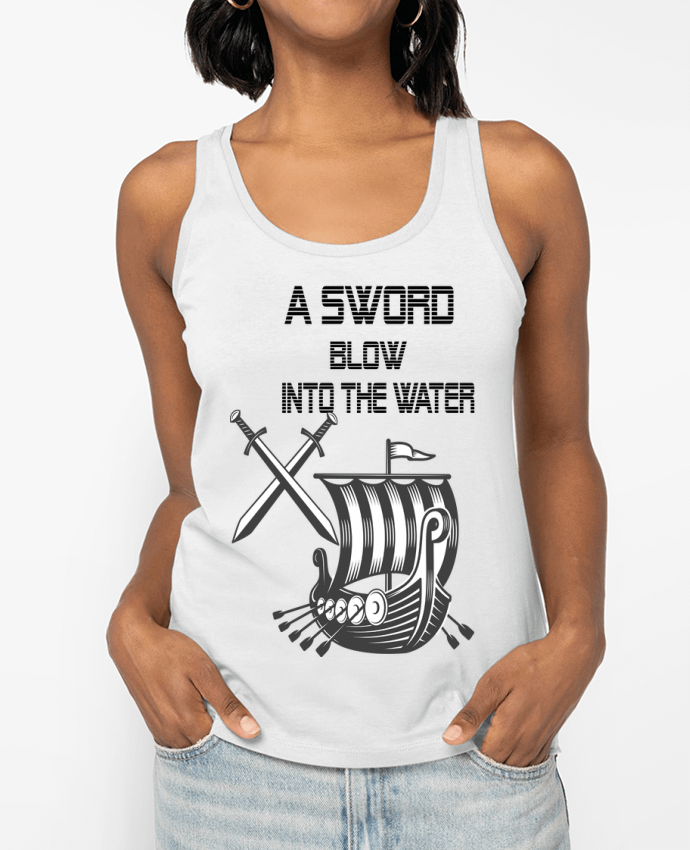 Débardeur a sword blow into the water Par Excalibur