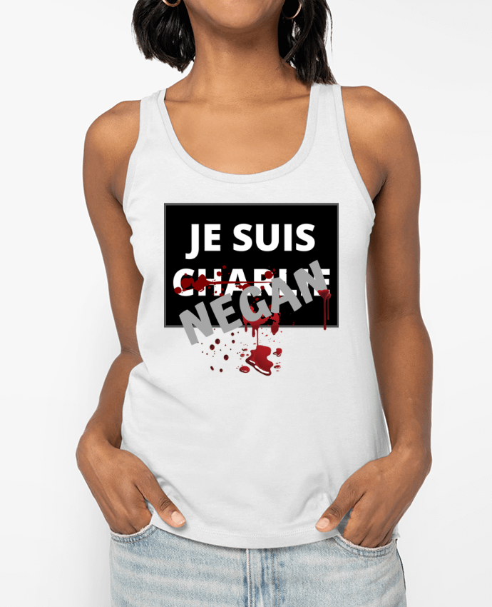 Débardeur Je suis Charlie Negan Par Cheerocki