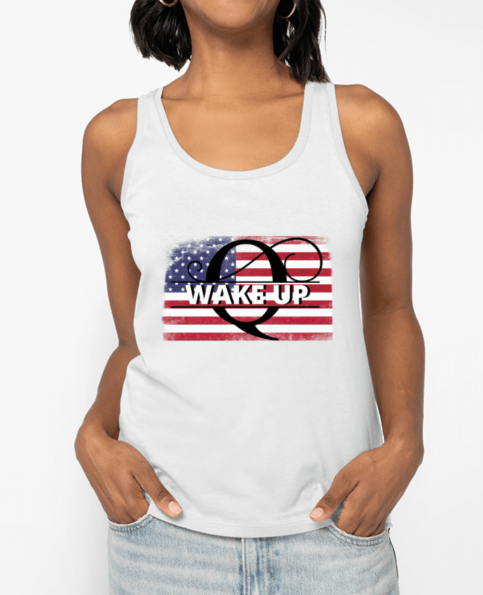 Débardeur QAnon USA wake up Par Cheerocki