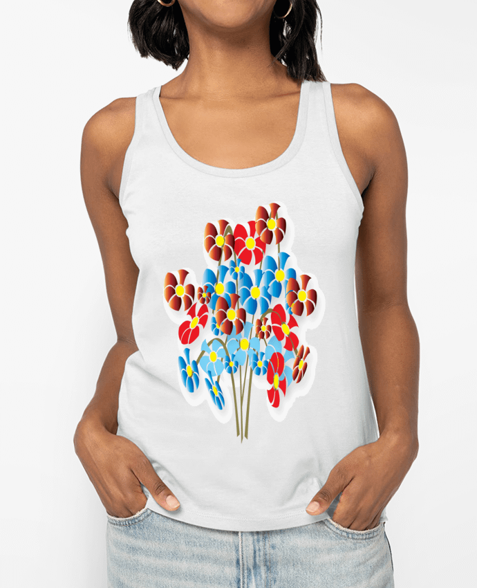Débardeur Bouquet de fleurs Par illustraman