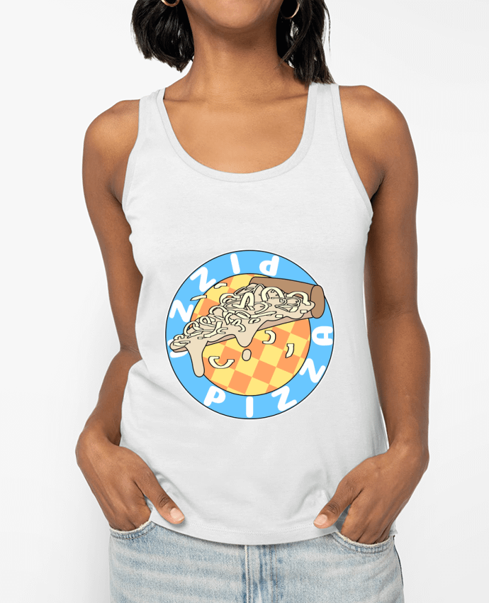 Débardeur Illustrated Pizza Logo Par Loon