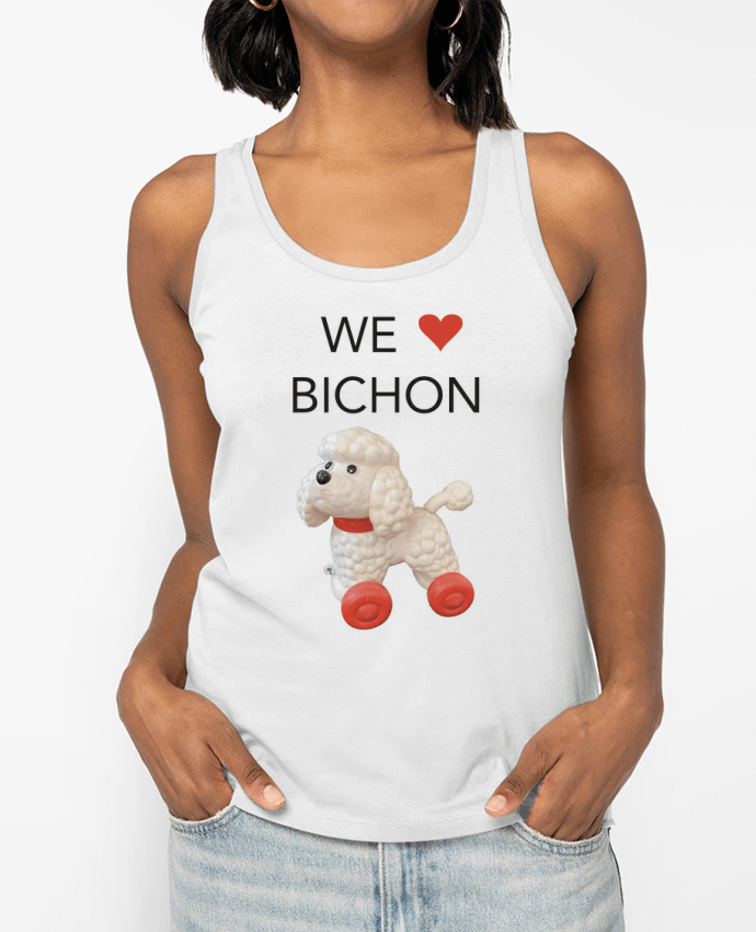 Débardeur We love Bichon Par Unik&moi