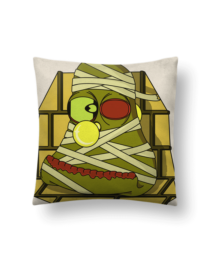 Coussin suédine DEAD LANGUAGES par Santiaguen