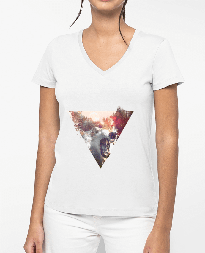 T-shirt femme col V Daylight par robertfarkas