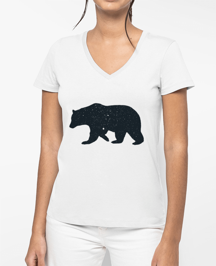 T-shirt femme col V Bar par Florent Bodart