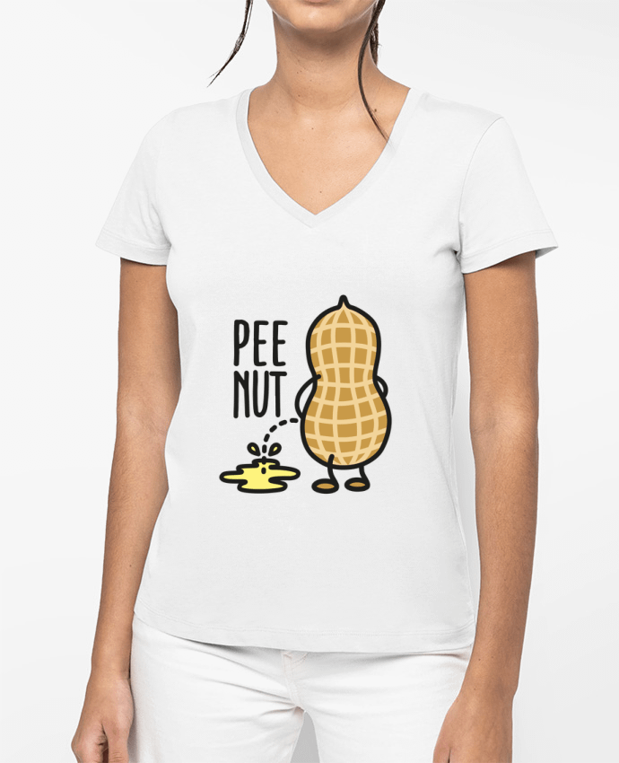 T-shirt femme col V PEENUT par LaundryFactory
