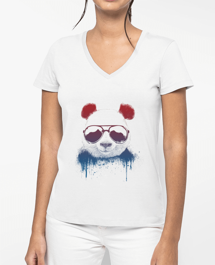 T-shirt femme col V Stay Cool II par Balàzs Solti