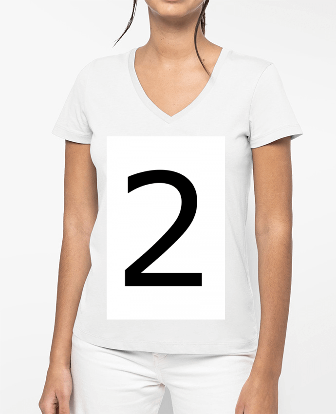 T-shirt femme col V test2 par quentinTunetoo