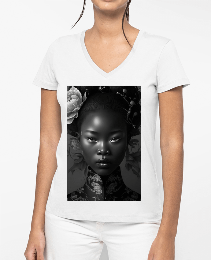 T-shirt femme col V Princess Arkana par MagicDesign