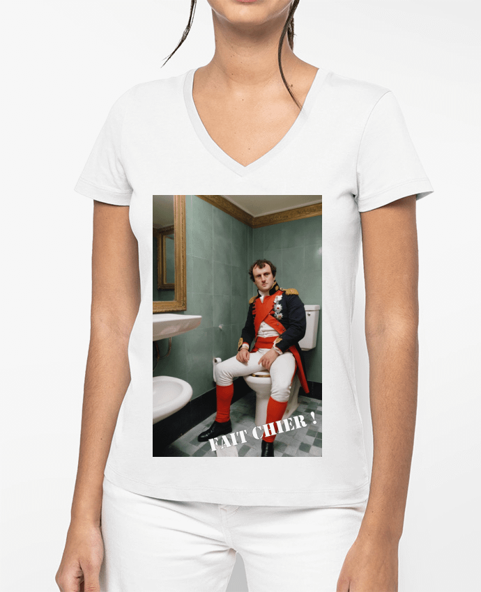 T-shirt femme col V Napoleon par TiA