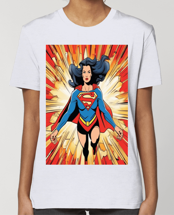T-shirt Femme Super Woman moderne by guyzd