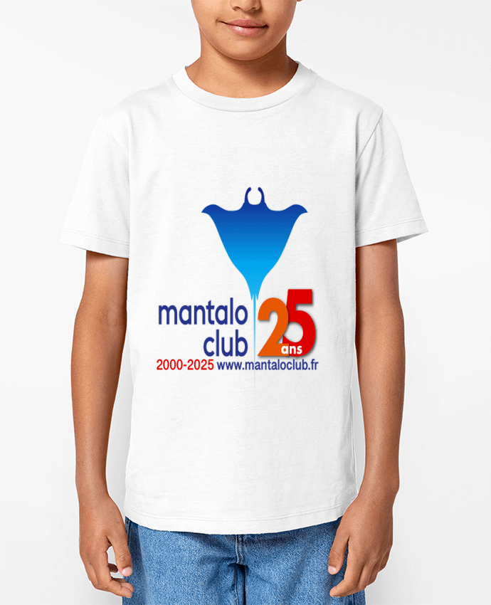 T-shirt Enfant Logo 25 ans Par Mantalo Club 