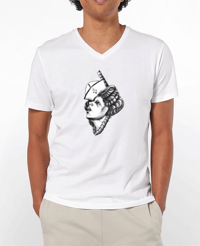 T-shirt homme Femme capitaine par david