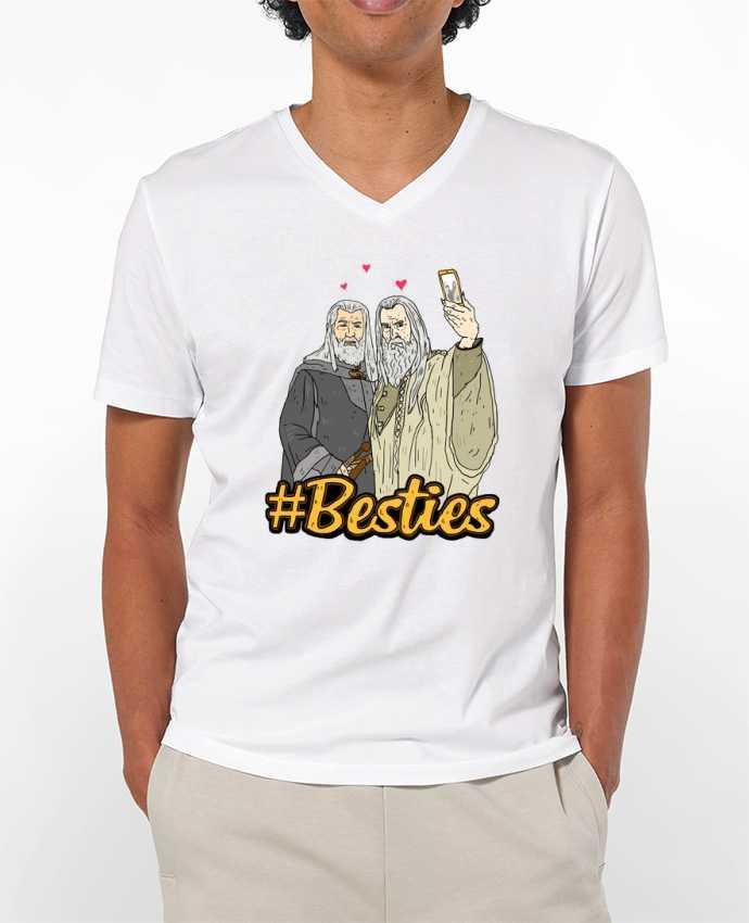 T-shirt homme #Besties Seigneur des anneaux par Nick cocozza