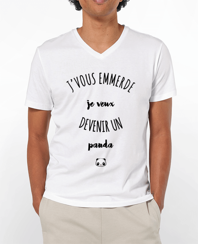T-shirt homme Je veux devenir un panda par La boutique de Laura