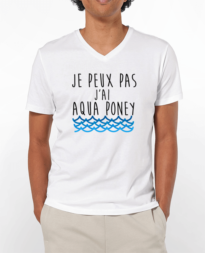 T-shirt homme J'peux pas j'ai aqua poney par La boutique de Laura