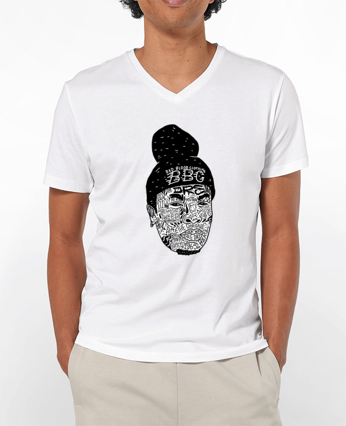 T-Shirt V-Neck Men 180g Dre by Nick cocozza