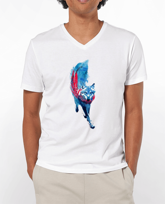 T-shirt homme Lupus lupus par robertfarkas