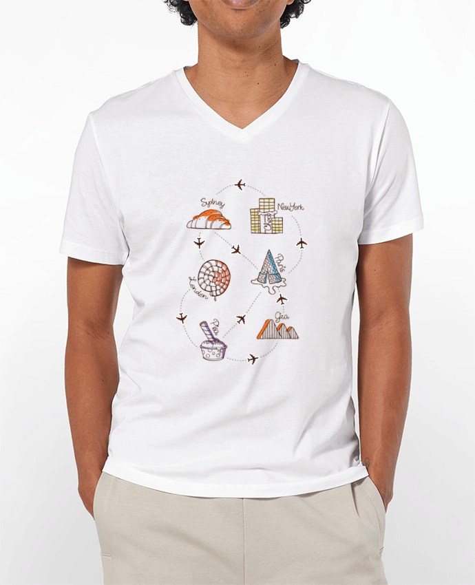 T-shirt homme Sweet travel par robertfarkas