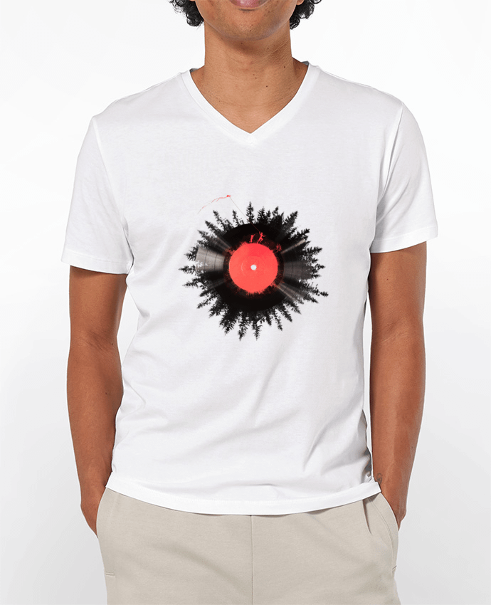 T-shirt homme The vinyl of my life par robertfarkas