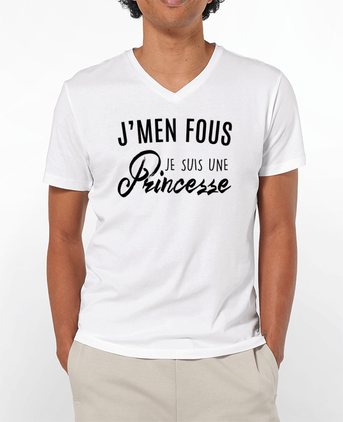 T-shirt homme J'men fous je suis une princesse par La boutique de Laura