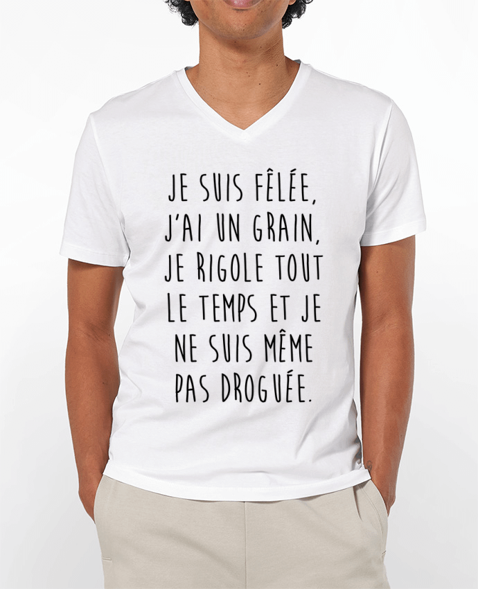T-shirt homme Je ne suis même pas droguée par La boutique de Laura