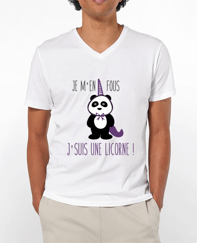 T-shirt homme Je m'en fous j'suis une licorne par Benichan