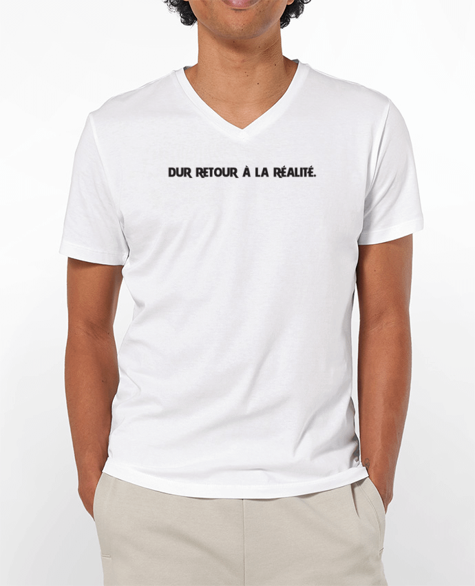 T-shirt homme Dur retour à la réalité par tunetoo