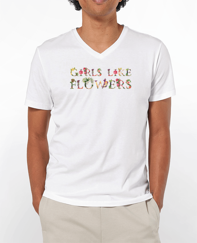 T-shirt homme Girls like flowers par tunetoo