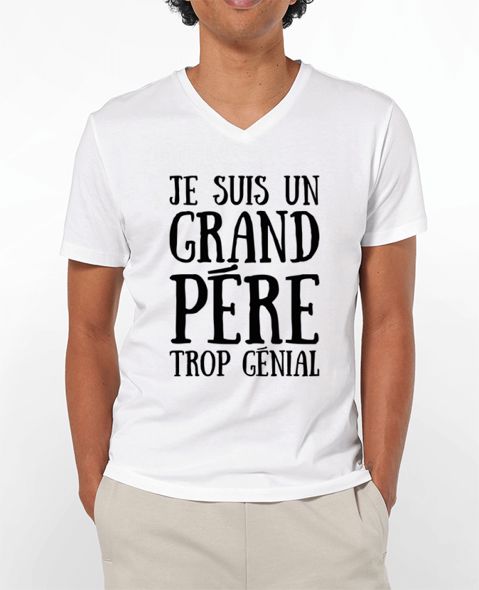 T-shirt homme Je suis un grand-père trop génial par tunetoo