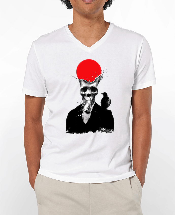 T-shirt homme Splash skull par ali_gulec