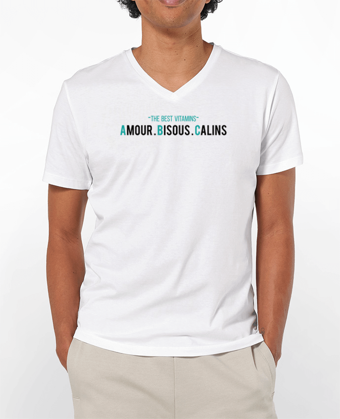 T-shirt homme - THE BEST VITAMINS - Amour Bisous Calins par tunetoo