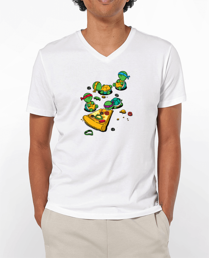 T-shirt homme Pizza lover par flyingmouse365