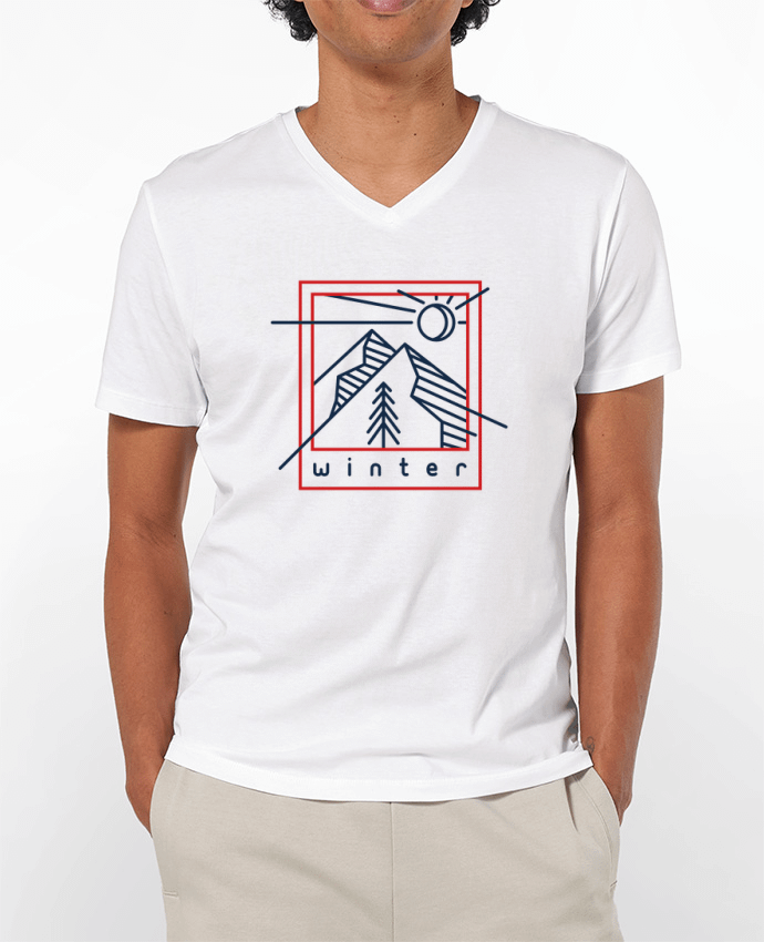 T-shirt homme Winter polaroid par tunetoo