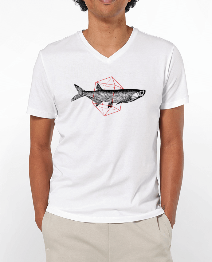 T-shirt homme Fish in geometrics par Florent Bodart